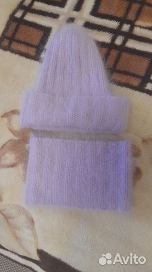 Шапка плюс снуд на девочку