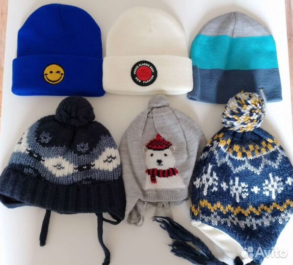 Шапка осень зима на 1-2,5 г