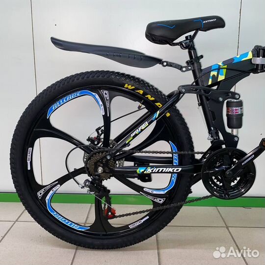 Велосипед с литыми дисками черный новый