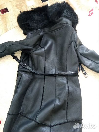 Женская кожаная дубленка 44-46