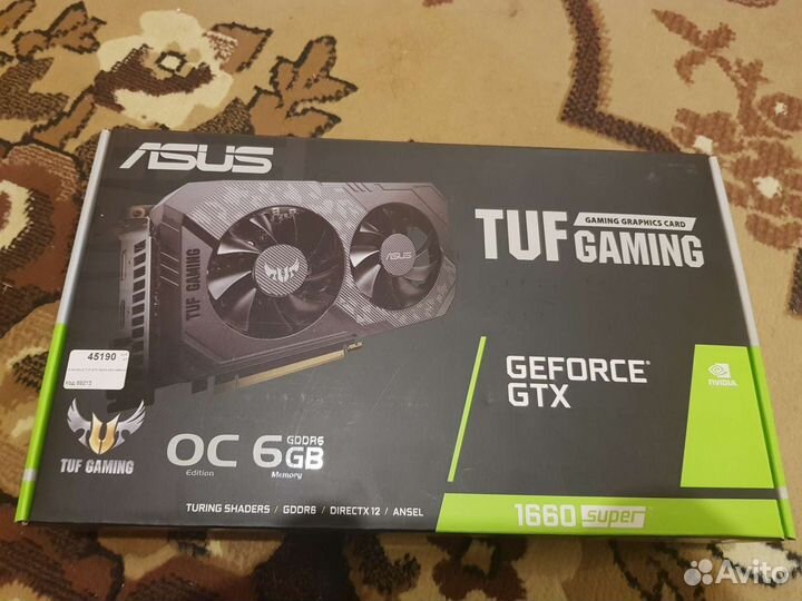 Asus TUF-gtx1660s-O6G-gaming