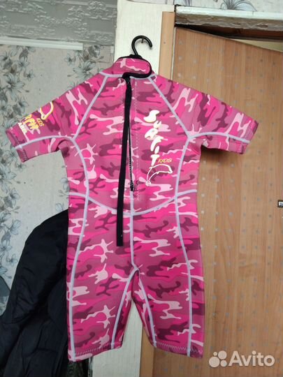 Гидрокостюм на девочку