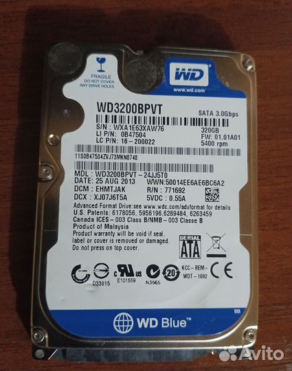 HDD WD 500GB 3.5