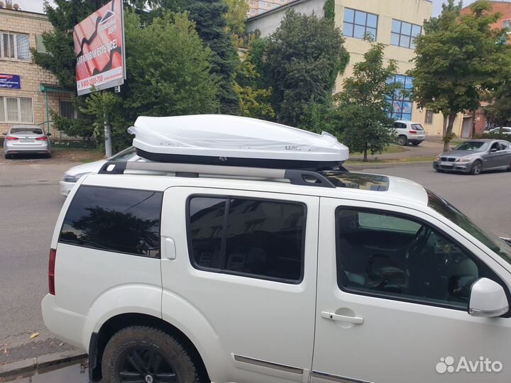 Автобокс 450L на крышу Nissan Pathfinder R51
