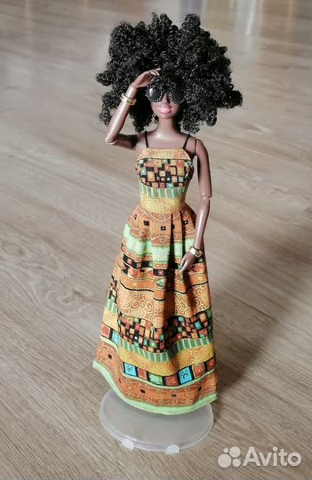 Платье для Barbie в африканском стиле