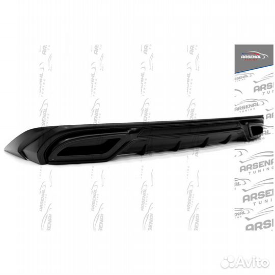 Диффузор GT для KIA RIO 3 рестайлинг