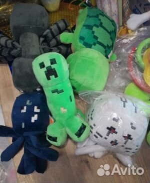 Герои Майнкрафт мягкие игрушки купить