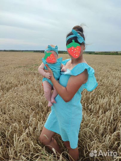 Фемили лук платья мама и дочка