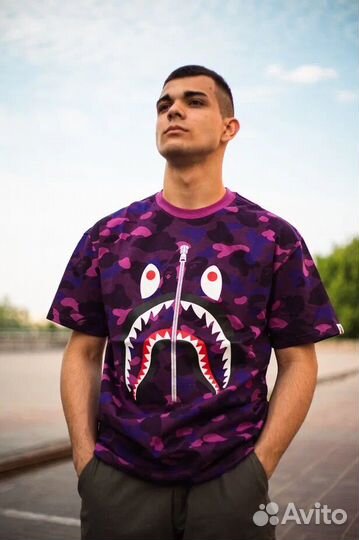 Мужская футболка оверсайз Bape