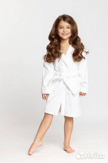 Банный халат детский