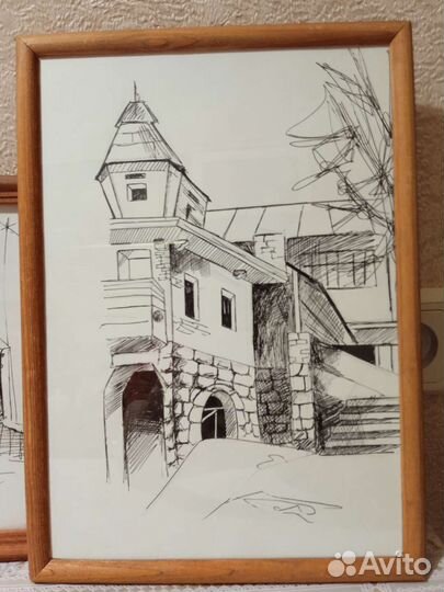 Картина- Графика, Акварель, Пейзажи