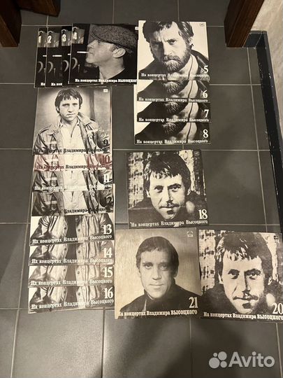 Коллекция виниловых пластинок Владимира Высоцкого