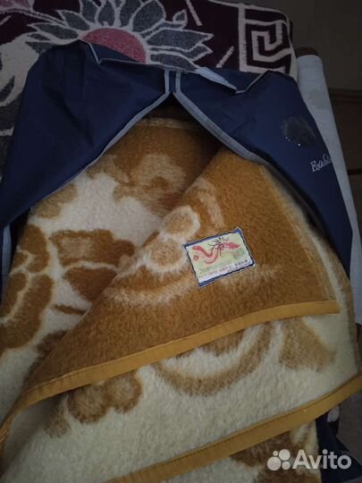 Шерстяное одеяло новое