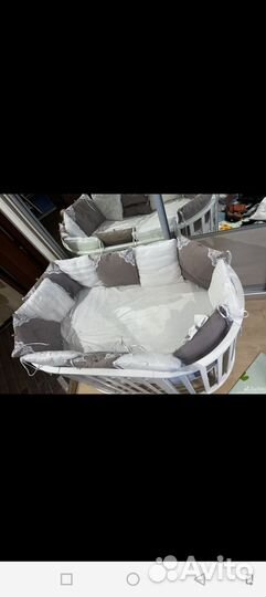 Бортики и балдахин в кроватку