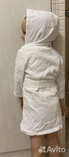Банный комплект, халат и полотенце новое