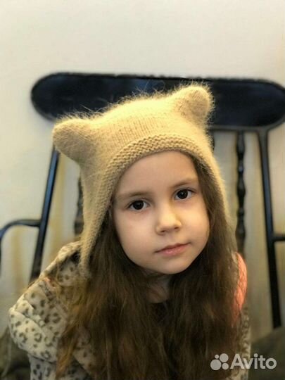 Чепчик с медвежьими ушками