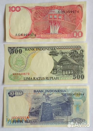 Банкноты Индонезии 1984-1992 годы