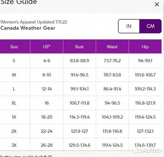 Парка зимняя Canada Weather Gear большого размера