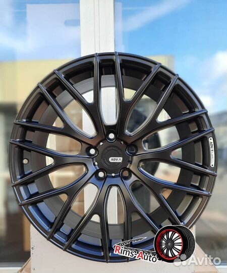 Разноширокие диски ADV bmwr19 5X120 чёрный мат