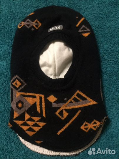 Шапка шлем для мальчика зима reike