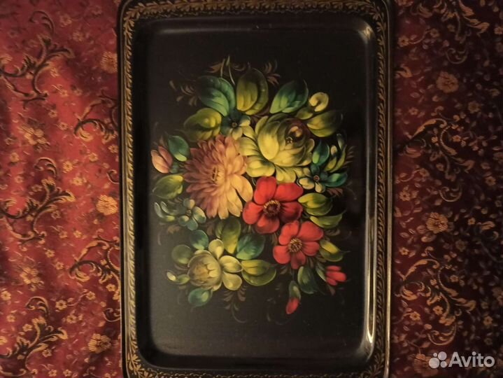 Подносы жостово СССР