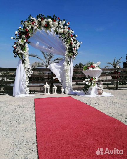 Оформление свадебного зала и выездной регистрации