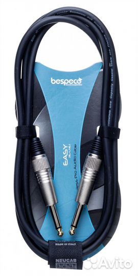 Кабель гитарный Bespeco XC450 4.5 m (прямой/прямой