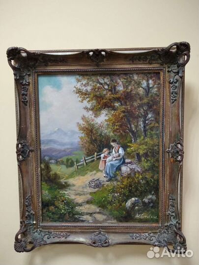 Картина маслом на холсте 