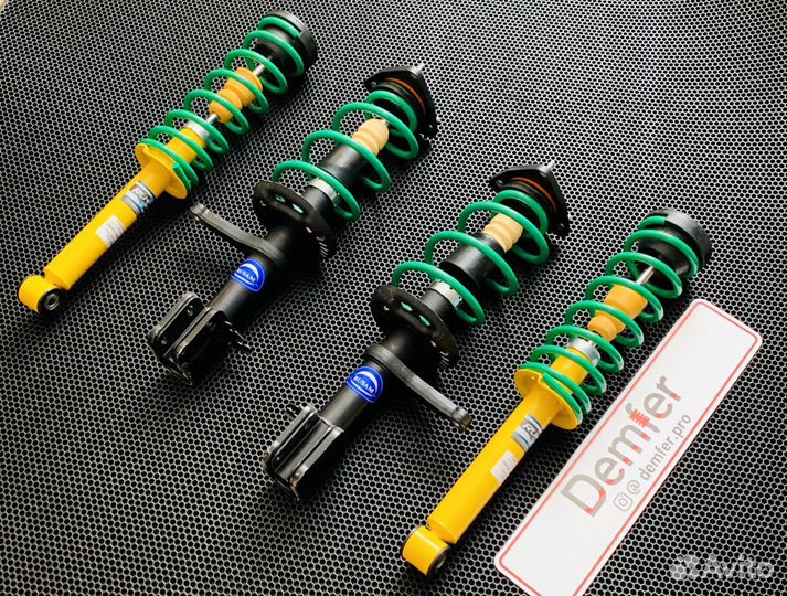 Стойки с занижением 70мм Ваз 2170-2190