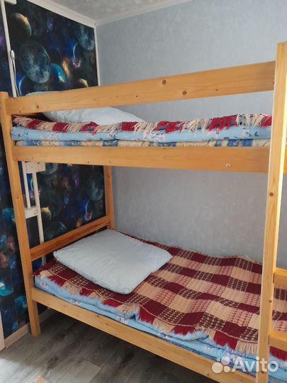 Двухъярусная кровать бу с матрасами