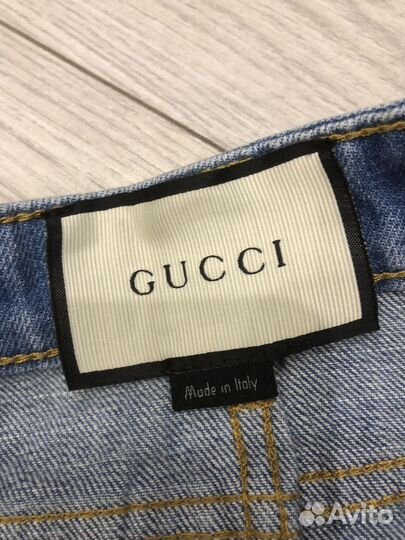 Gucci юбка джинсовая