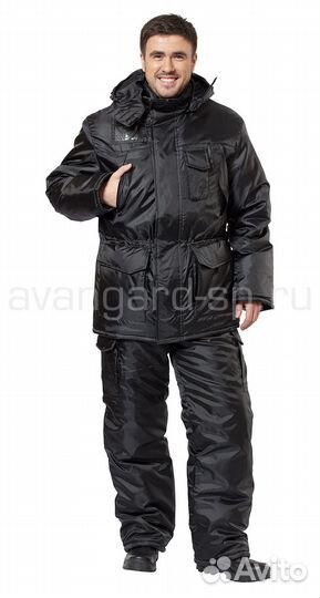 Костюм зимний охрана: куртка дл., р.44-46 рост 5-6