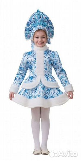 Костюм новогодний Снегурочка