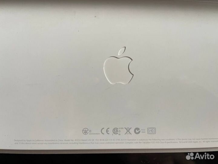 Клавиатура Apple A1314 Wireless Keyboard White