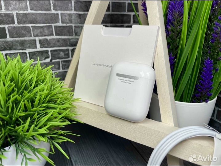 Apple AirPods 2 (гарантия + чехол)
