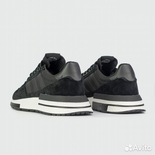 Adidas ZX 500 Boost Black / White new