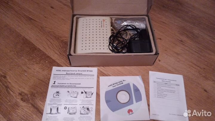 Маршрутизатор модем adsl huawei SmartAX MT880