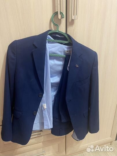 Школьная форма синяя 134 для мальчика