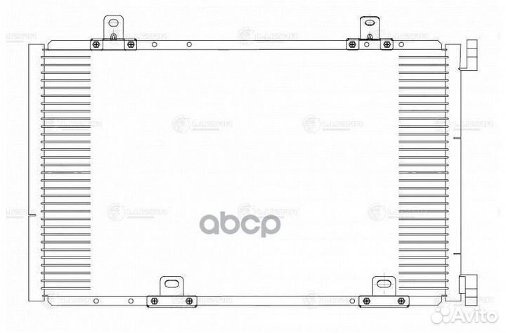 Радиатор кондиц. для а/м Лада 2123 Chevrolet Ni
