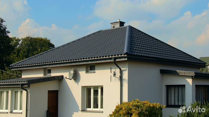 Металлочерепица 7024 Графит