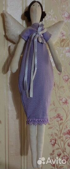 Интерьерная кукла,сумочка текстильная с формуляром