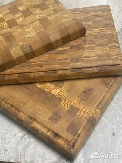 Доска разделочная, сервировочная,торцевая