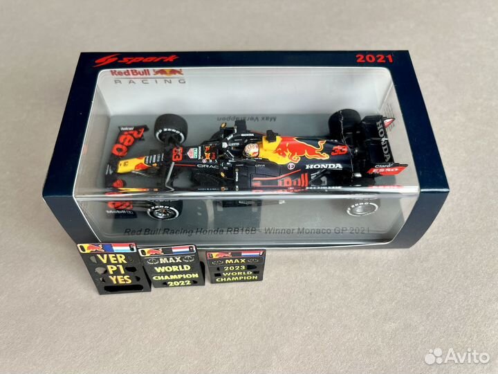 Питборды Formula 1 Max Verstappen 2021,22,23 1:43