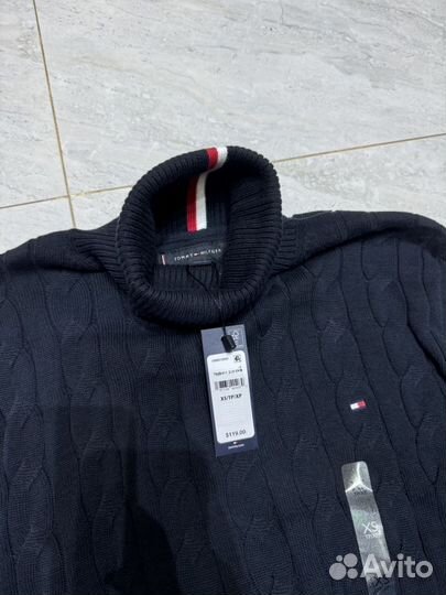 Свитер водолазка вязанный