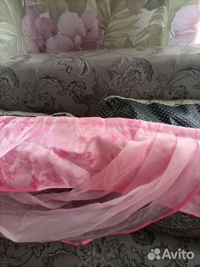 Шторы с ламбрекеном 2 комплекта