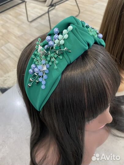 Ободок для волос ручной работы