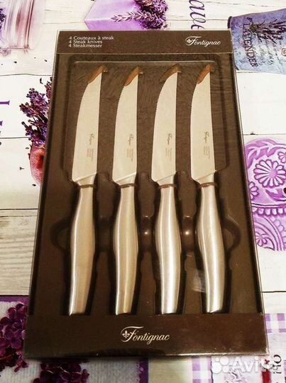 Набор нержавеющих ножей для стэйка 