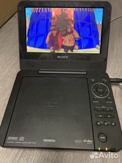 Портативный видеопроигрыватель DVD sony