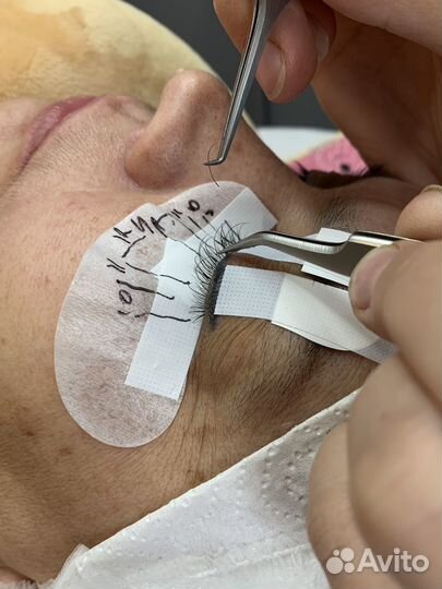 Обучение наращиванию ресниц с 0, повышение