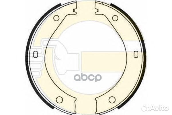 5182172 Колодки ст.торм.BMW E36/E28/E34/E32/E38